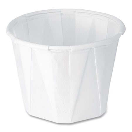 Dart Paper Portion Cups, 1 oz, White, PK5000 100-2050